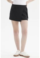 Short Mujer Falda Cruce Delantero Negro
