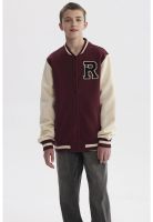 Chaqueta Niño College Burdeo