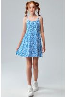 Vestido Niña Básico Teen Azulino