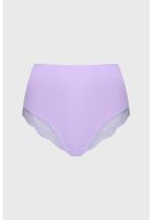 Calzón Mujer Tiro Alto Detalle Encaje Lila - ll