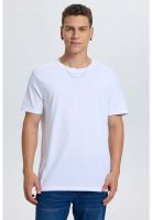 Polera Hombre Regular Fit Básica Blanco