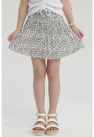 Falda Niña Short Viscosa Crudo