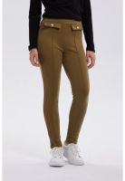 Calza Mujer Pretina Elasticada Verde Militar