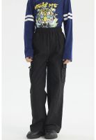 Pantalón Niño Calce Recto Taslan Negro