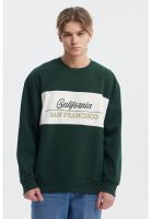 Polerón Hombre Oversize Cuello Redondo Verde