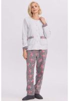 Pijama Mujer Polar Gris