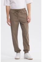 Pantalón Hombre Jogger Twill Kaki