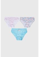 Calzón Niña Tripack Print Menta