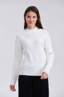 Sweater Mujer Chenille Crudo - ll