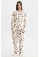 Pijama Mujer Pijama Polera Y Pantalón Crudo