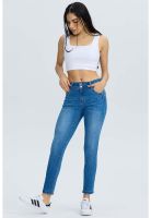Jeans Mujer Skinny Kim Azul