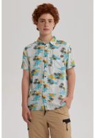 Camisa Niño Guayabera Aqua