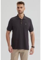 Polera Hombre Pique Básica Lisa Marengo - V