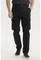 Pantalón Hombre Cargo Slim Fit Negro