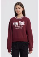 Polerón Niña Slim Rojo