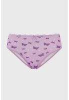 Calzón Pantaleta Detalle Cinta Lila