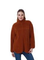 Polar Mujer Tipo Chaqueta Bolsillo Camel