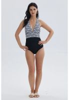 Traje De Baño Mujer Entero Amarra Negro