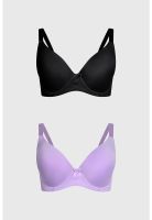 Sostén Mujer Bipack Básico Liso Lila