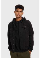 Chaqueta Hombre Con Gorro Negro