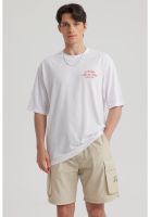 Polera Hombre Print Oversize Blanco - lV