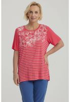 Polera Mujer Estampada Fucsia