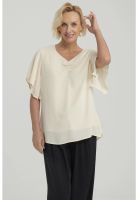 Blusa Mujer Vuelos Beige Claro