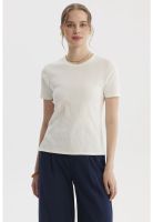 Polera Mujer Lisa Rib Crudo- ll