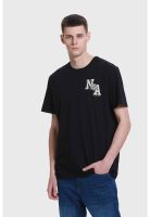 Polera Hombre Aplicación Negro