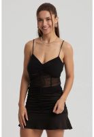 Polera Mujer Mesh Pabilo Negro