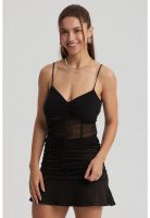 Polera Mujer Mesh Pabilo Negro