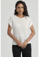 Polera Mujer Textura Crudo