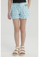 Short Niña Crep Celeste