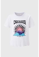 Polera Niña Rib Crop Crudo