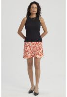 Polera Mujer Rib Lisa Negro