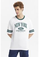 Polera Hombre Urban City Usa Blanco