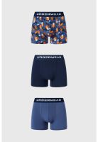 Bóxer Hombre Tripack Liso Azul Marino