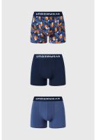 Bóxer Hombre Tripack Liso Azul Marino