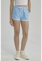 Short de Baño Niña Liso Celeste