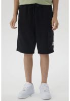 Bermuda Niño Textura Con Print Negro