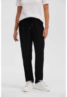 Pantalón Mujer Recto Cordones Negro