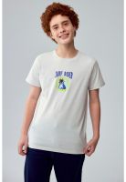 Polera Niño Print Gris - lll