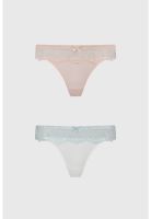 Calzón Mujer Bipack Colaless Palo Rosa