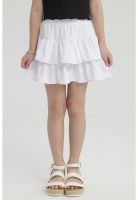 Falda Niña Vuelos Blanco