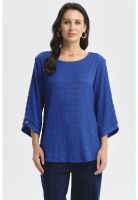 Polera Mujer Slim Azul - ll