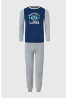 Pijama Niño Polar Print Gris