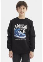 Polerón Niño Básico Teen Negro