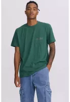 Polera Hombre Con Bolsillo Contraste Verde