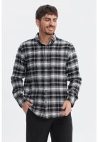 Camisa Hombre Franela Básica Negro