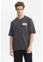 Polera Hombre Oversize Print Marengo